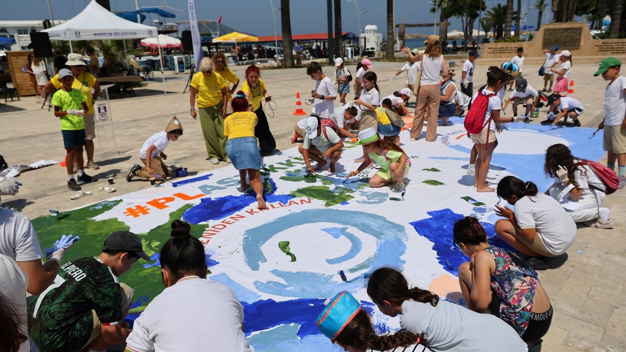 Bodrum’da “Plastik Kirliliğine Son” Temalı Çevre Etkinliği
