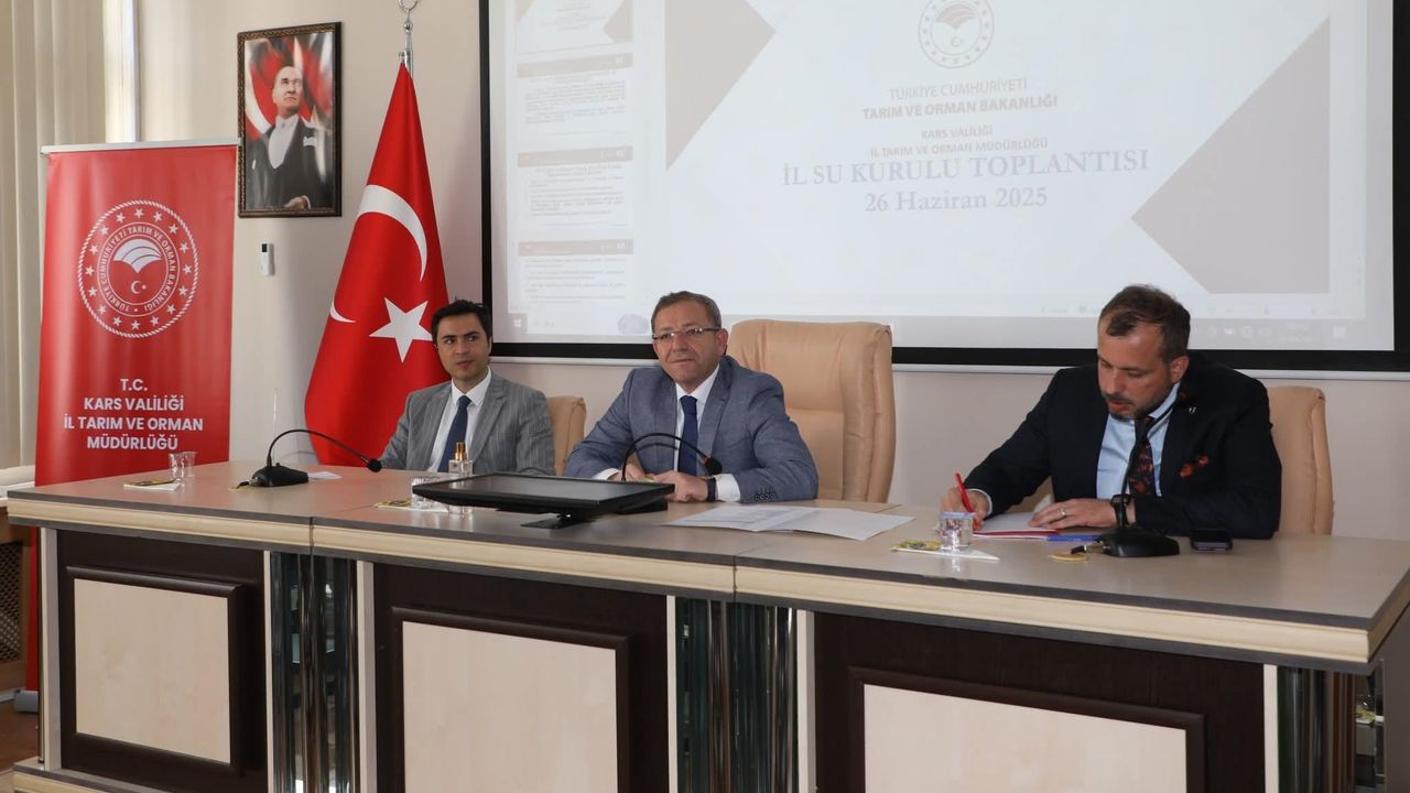 Kars’ta Su Yönetimi ve Verimliliği İçin Kritik Toplantı Yapıldı