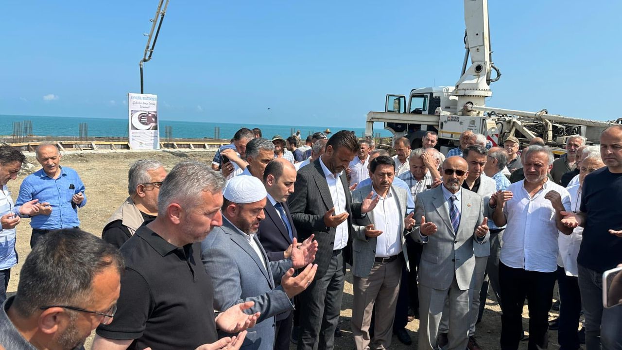 Eynesil’e Modern Otobüs Terminali Temeli Atıldı