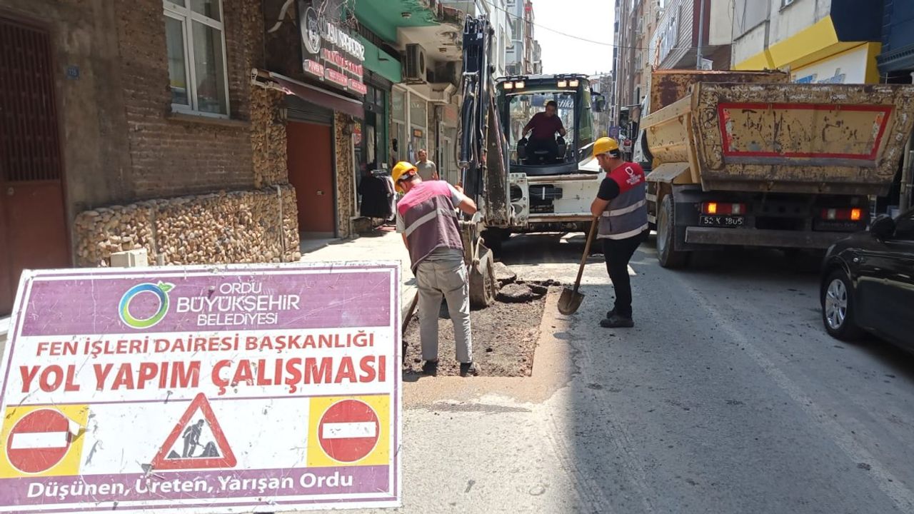 “Ordu’da 19 İlçede 90 Noktada Altyapı Seferberliği”