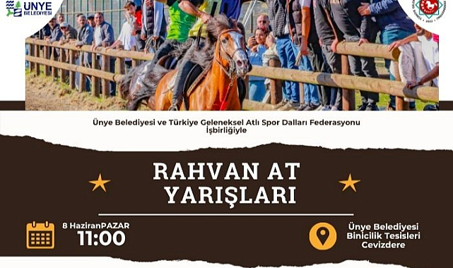 “Ünye’de Geleneksel Rahvan At Yarışları 8 Haziran’da”