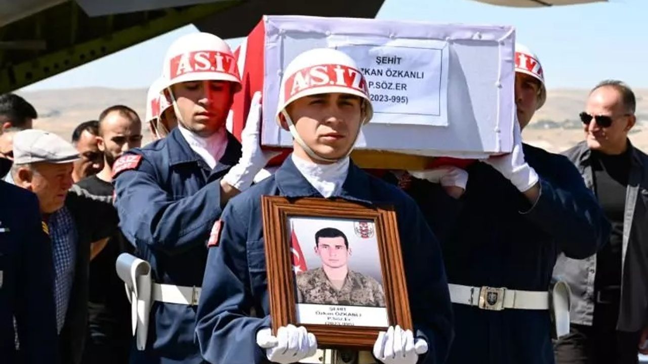 Şehit Özkanlı Aksaray’da Son Yolculuğuna Uğurlandı