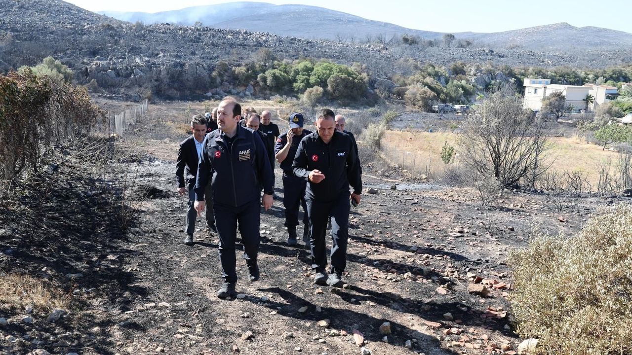Çeşme’de Orman Yangınına AFAD Koordinasyonlu Müdahale