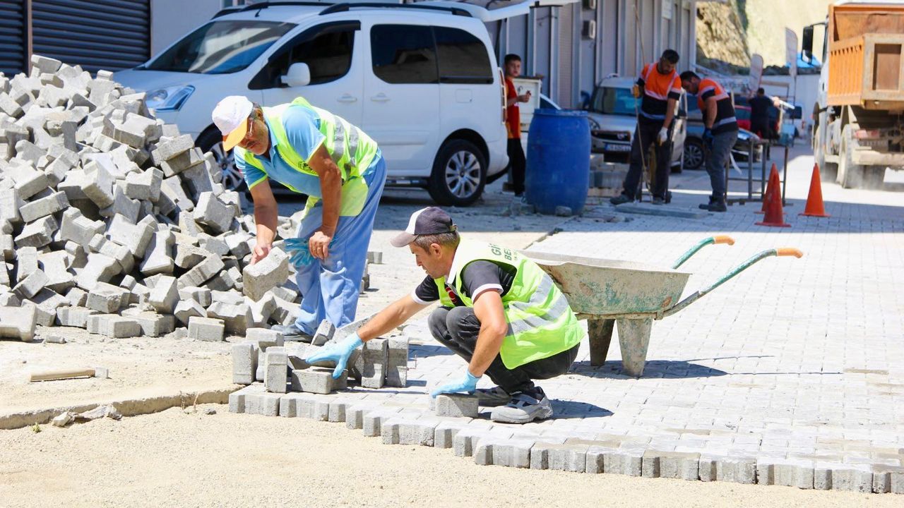 Giresun’da Altyapı ve Çevre Düzenleme Çalışmaları Hız Kesmiyor