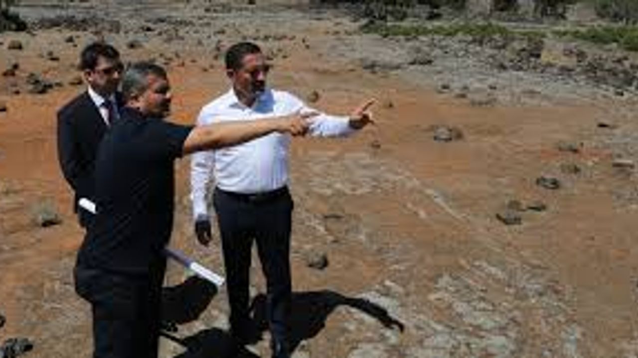 Hatay’da Roketsan Endüstri Bölgesi İnşaatı İncelendi