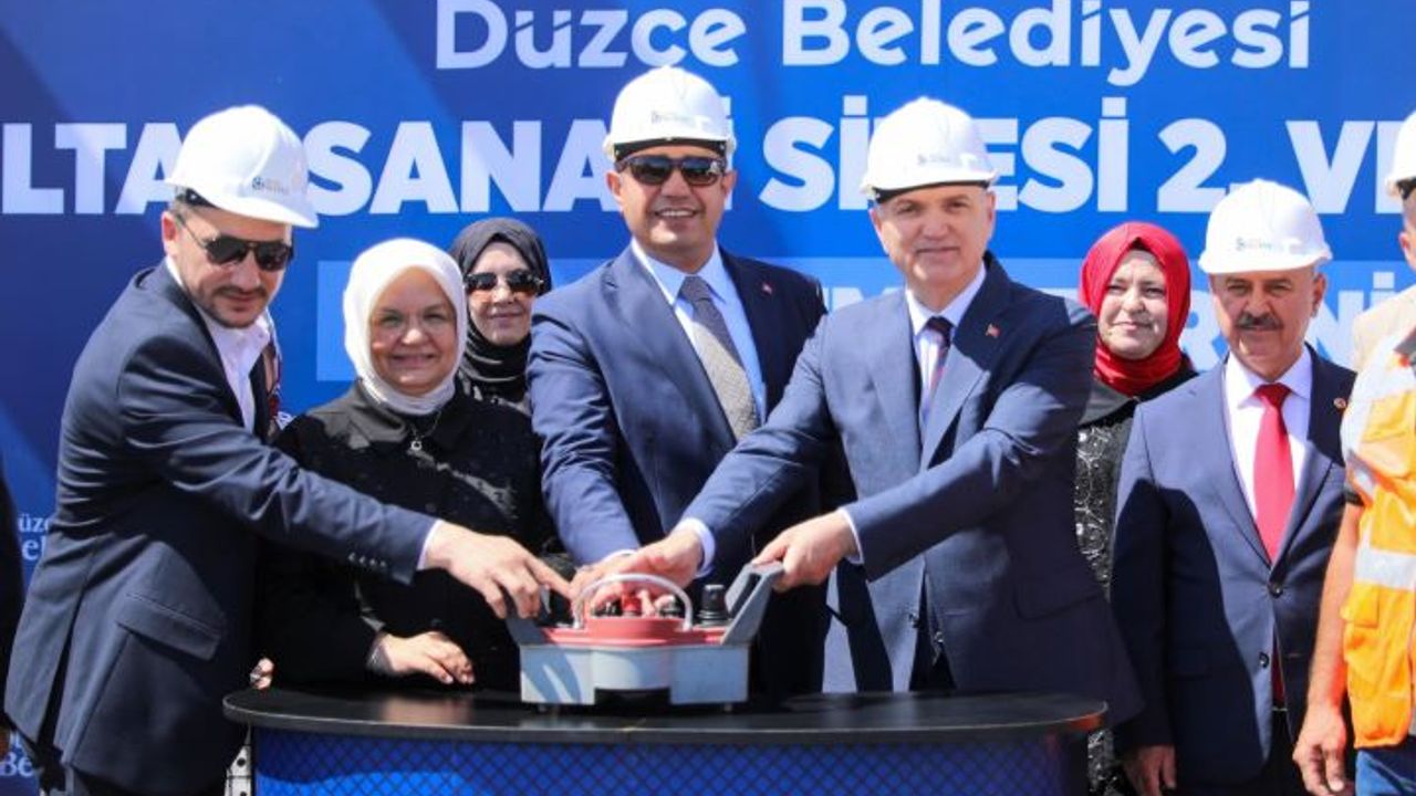 Düzce’de Beltaş Sanayi Sitesi’nin 2. ve 3. Etaplarına Temel Atıldı