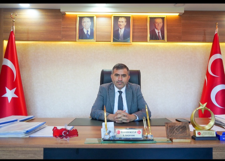 MHP İL BAŞKANI BURHAN MUCUR TEŞEKKÜR ETTİ