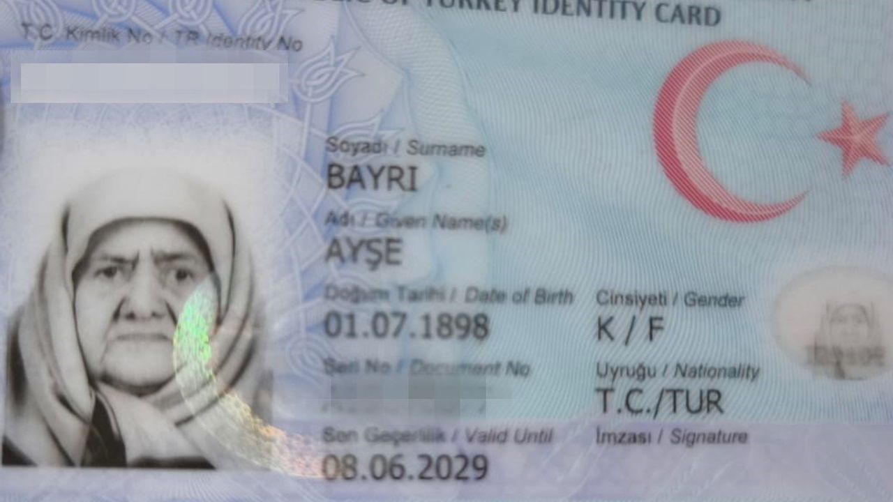 127 Yaşındaki Ayşe Nine Hayatını Kaybetti