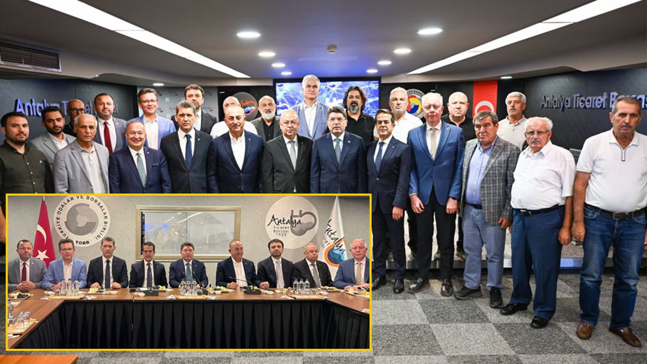 Adalet Bakanı Antalya’da Ekonomi ve Ticaret Görüşmeleri Yaptı