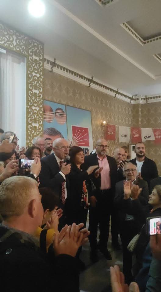CHP SAMSUN İL BAŞKANI MEHMET ÖZDAĞ GÜVEN TAZELEDI İL BAŞKANI SECİLDİ