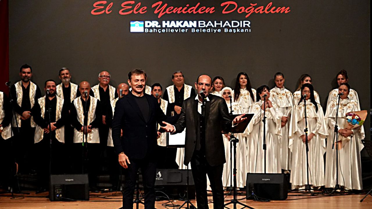 Antakya Medeniyetler Korosu Bahçelievler’de Deprem Dayanışması