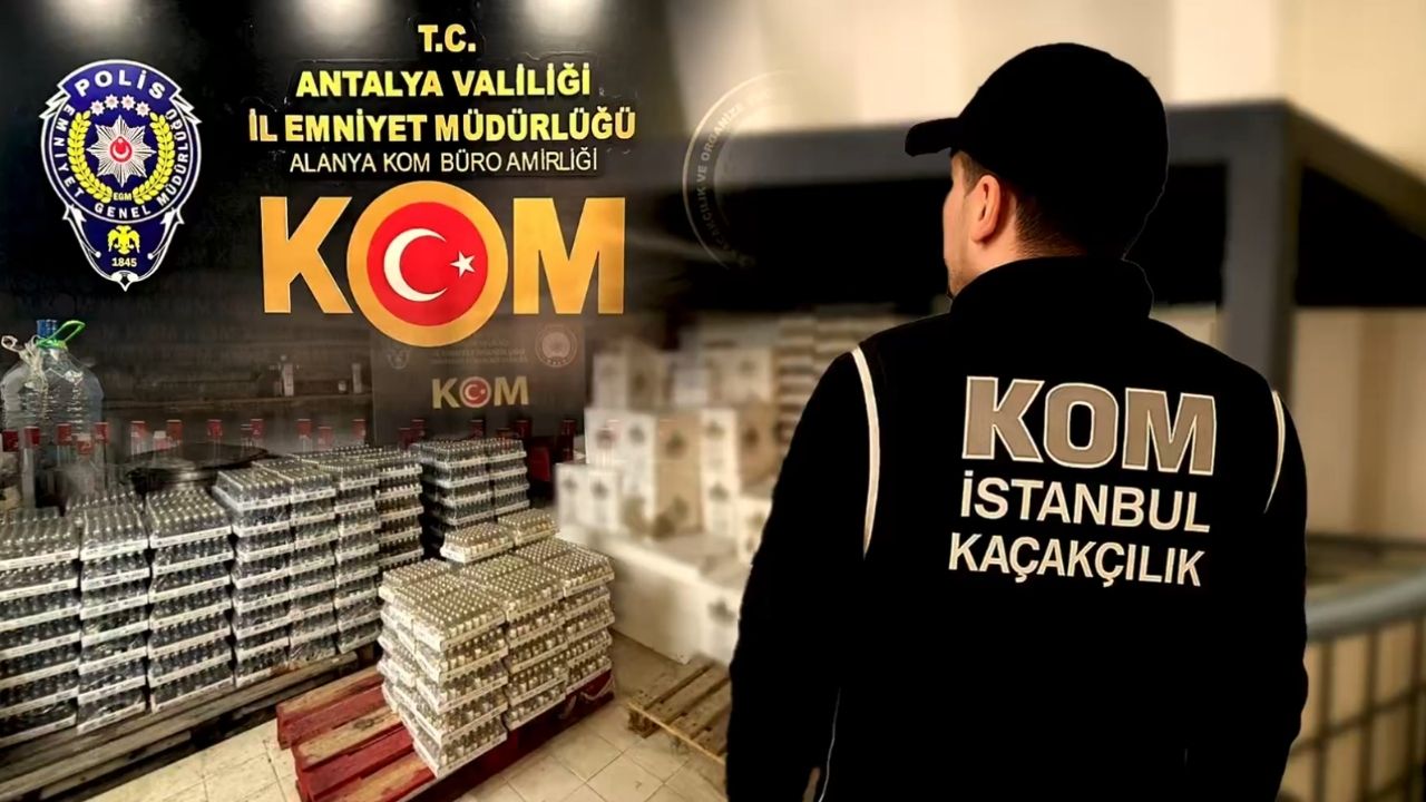 Kaçak İçki Operasyonunda 179 Şüpheliye Adli İşlem