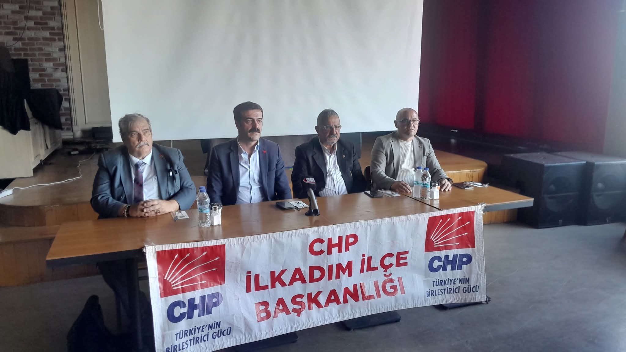 CHP ILKADIM BAŞKANI UMUT ALKAC BASINLA BULUŞTU