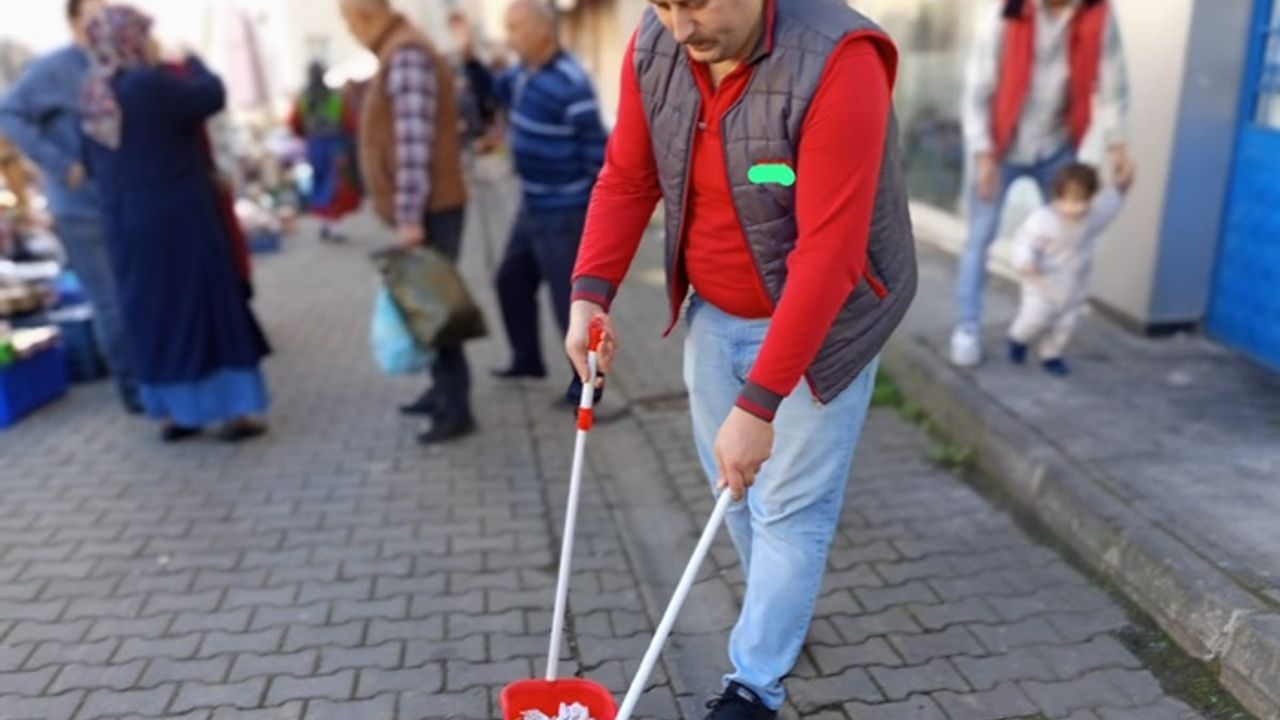 Şalpazarı’nda Vatandaştan Örnek Çevre Temizliği Hareketi
