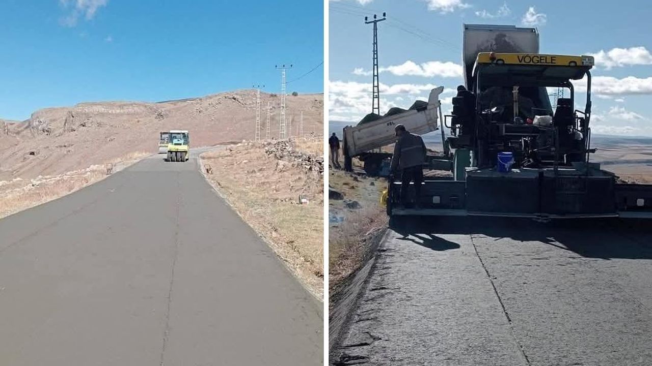 Kars Erdağı Köyü’nde Beton Yol Çalışmaları Başladı