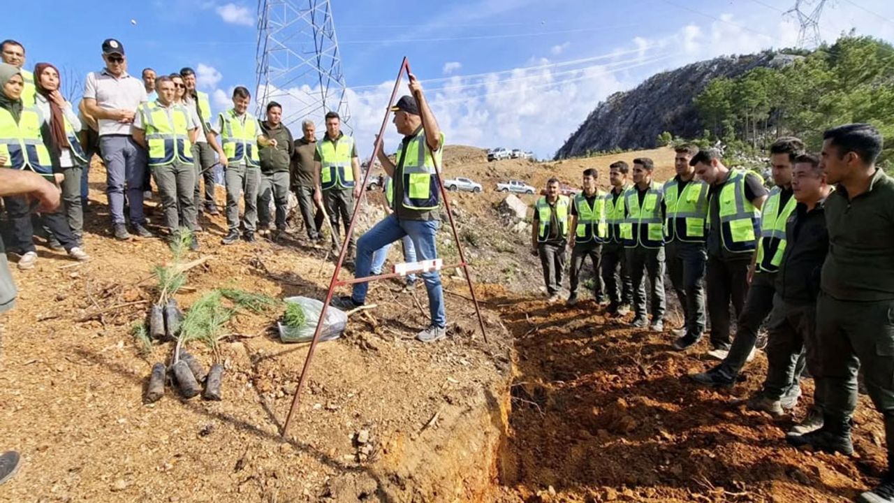 Antalya’da Silvikültür ve Ağaçlandırma Eğitimi Başladı