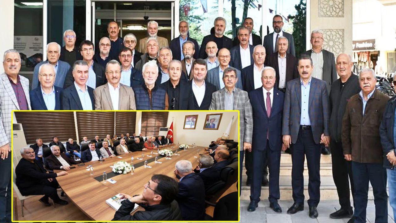 Eski Bakan ve Milletvekilleri Aksaray’da Buluştu