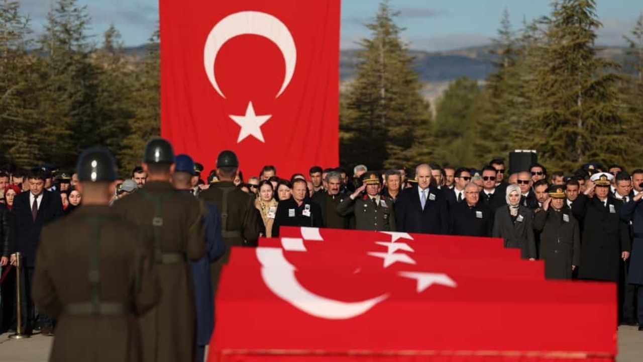 Ankara’da 20 Şehit Asker İçin Tören Düzenlendi