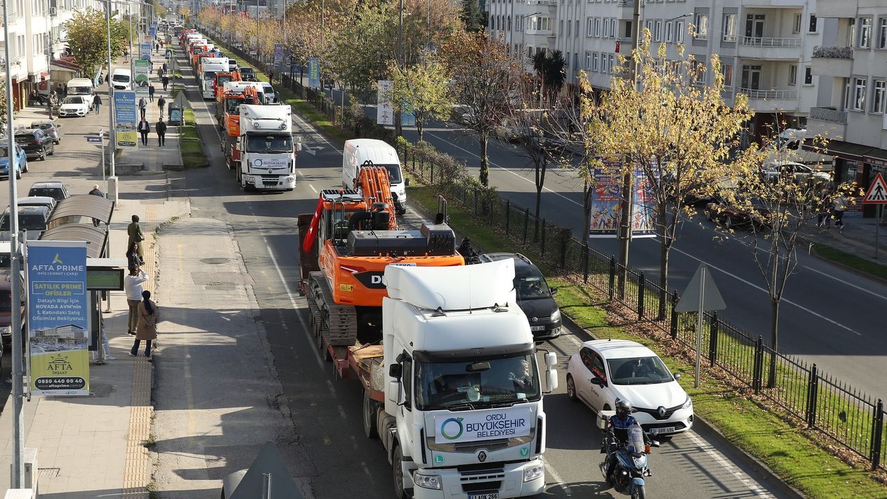 Ordu Belediyesi Araç Filosunu 325’e Çıkardı