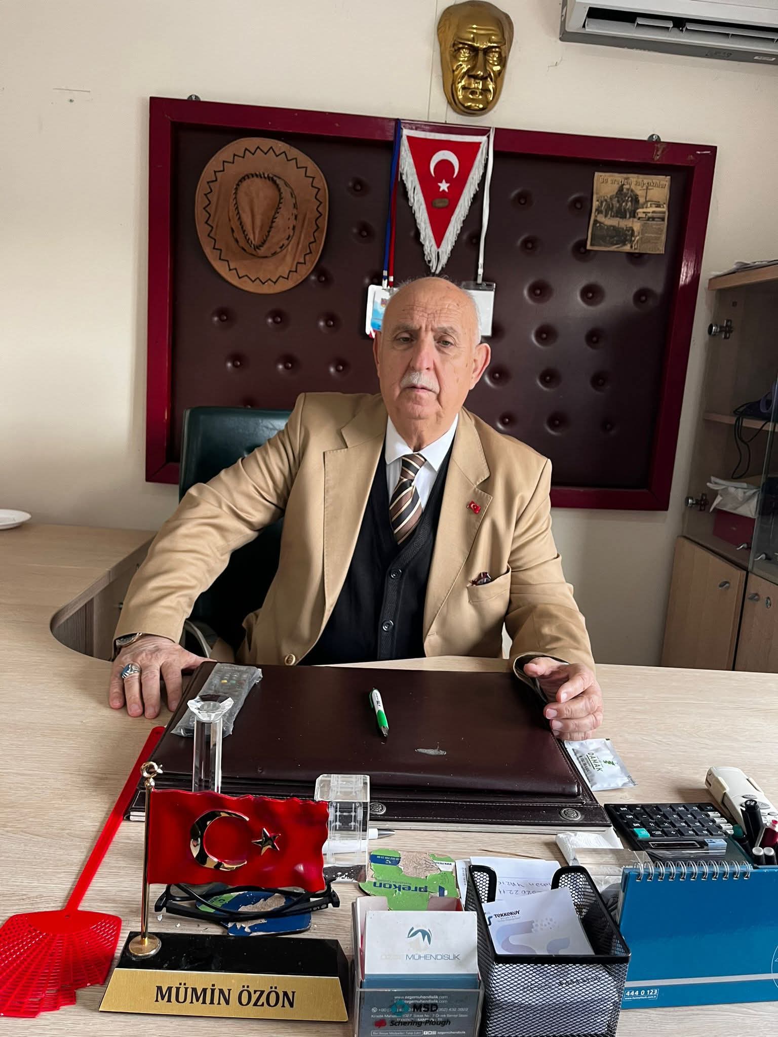 Kutlukent Minibüscüler Dernek Başkanı Mümın ÖZÖN Güven tazeledi yeniden başkan secildi