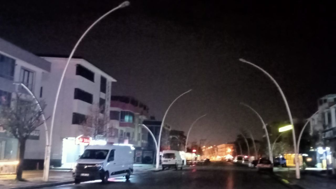 Düzce’de Atatürk ve Rasim Betir Paşa Bulvarları Aydınlatmasız