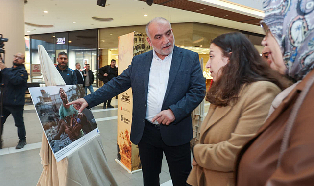 Canik’te İsrail’in Filistin Eylemlerini Belgeleren Sergi Açıldı