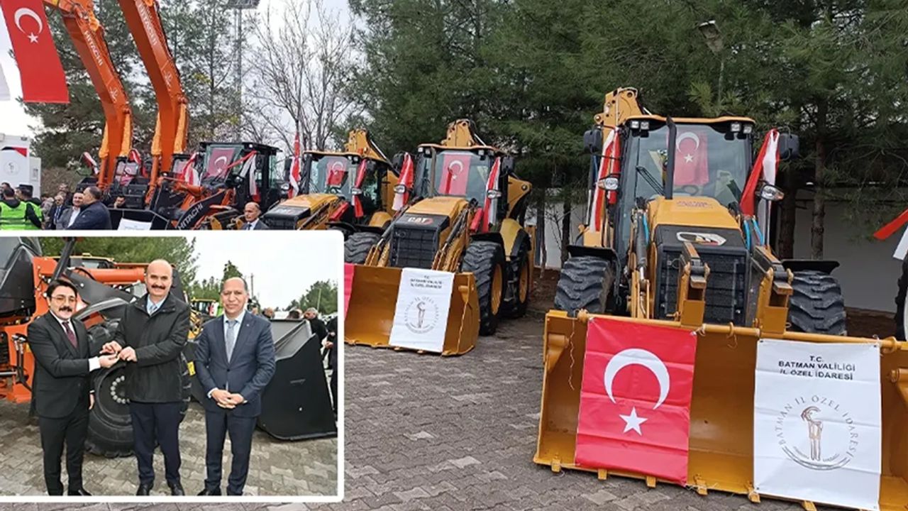 Batman İl Özel İdaresi Filosuna 37 Yeni Araç Kattı