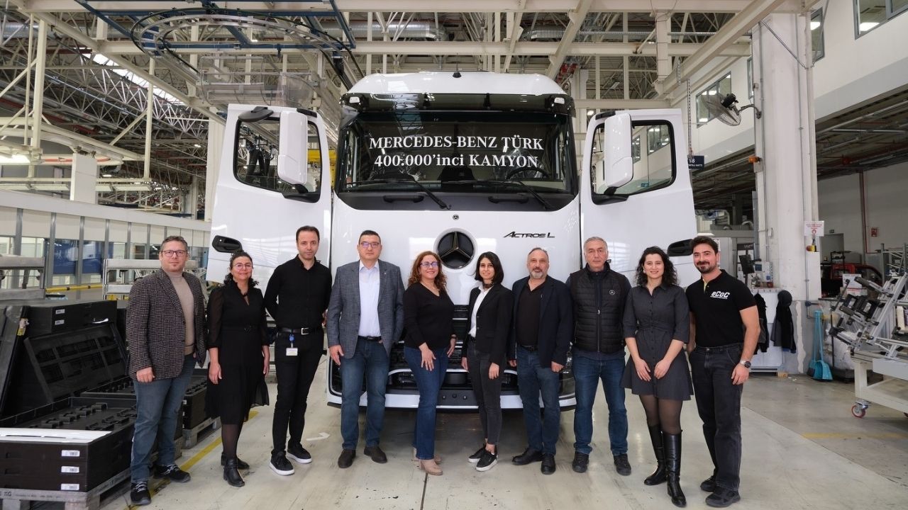 Aksaray Fabrikası 400 Bininci Kamyonu Üretti