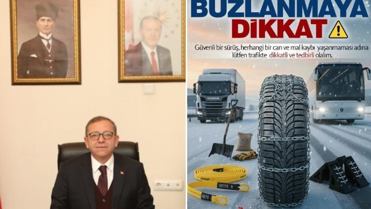 Kars’ta Gizli Buzlanma Uyarısı: Kış Lastiği Zorunlu
