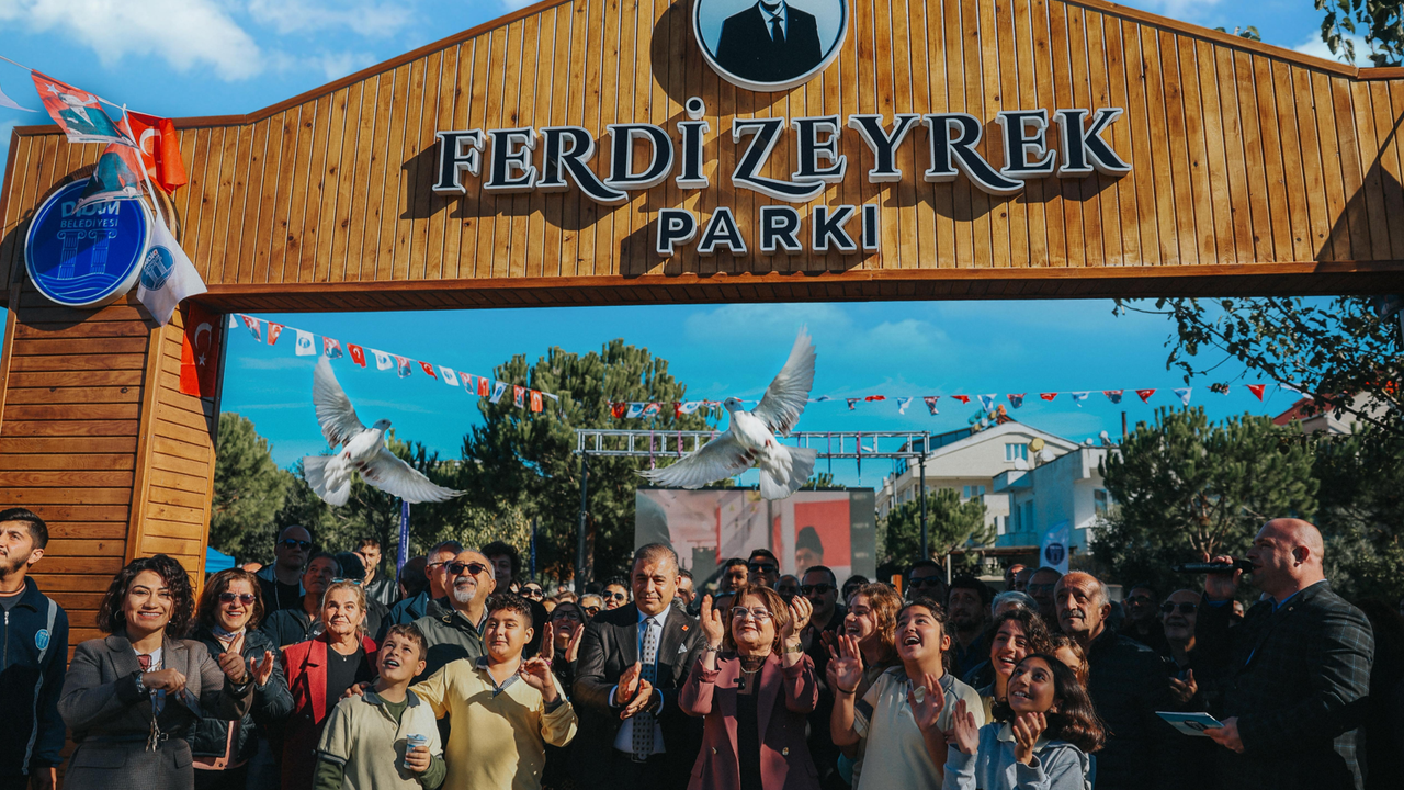 Didim’de Ferdi Zeyrek Anısına Yeni Park Açıldı