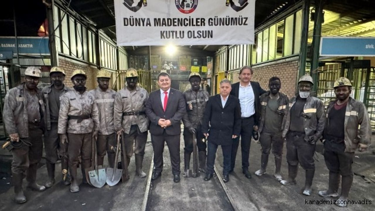 GMİS Dünya Madenciler Günü’nde Zonguldak Madenlerini Ziyaret Etti