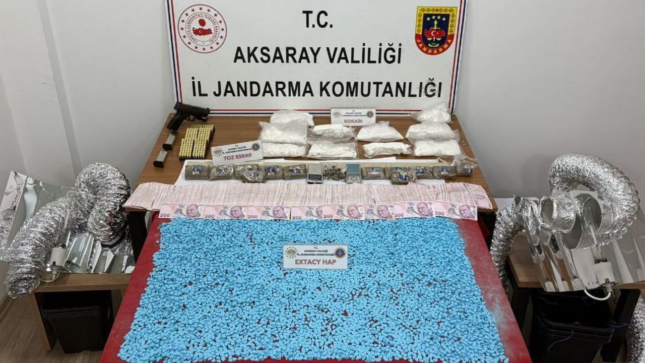 Aksaray’da Büyük Uyuşturucu Operasyonu: İki Tutuklama