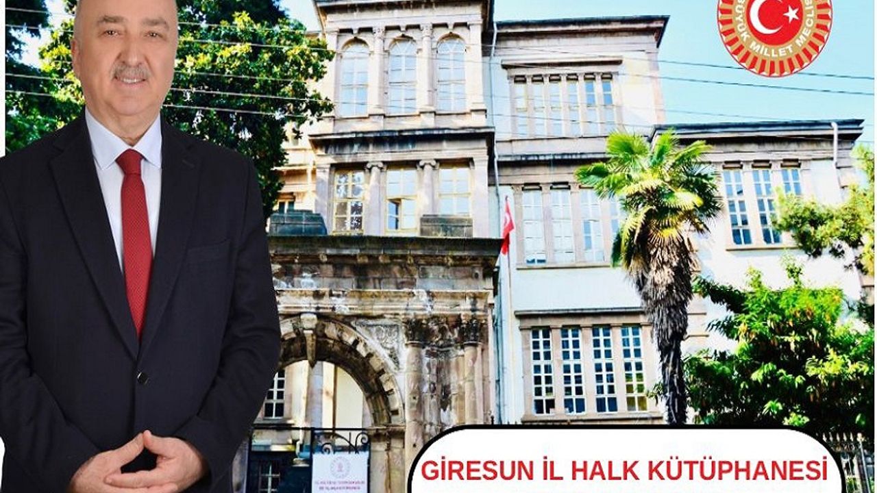 Giresun’a Tarihi Bina İl Halk Kütüphanesi Oluyor