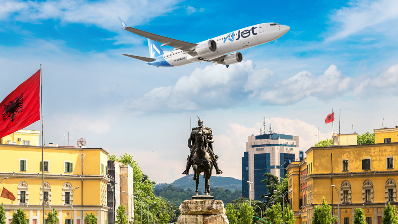AJet, İstanbul ve Ankara’dan Tiran’a Yeni Uçuş Hatları Açıyor