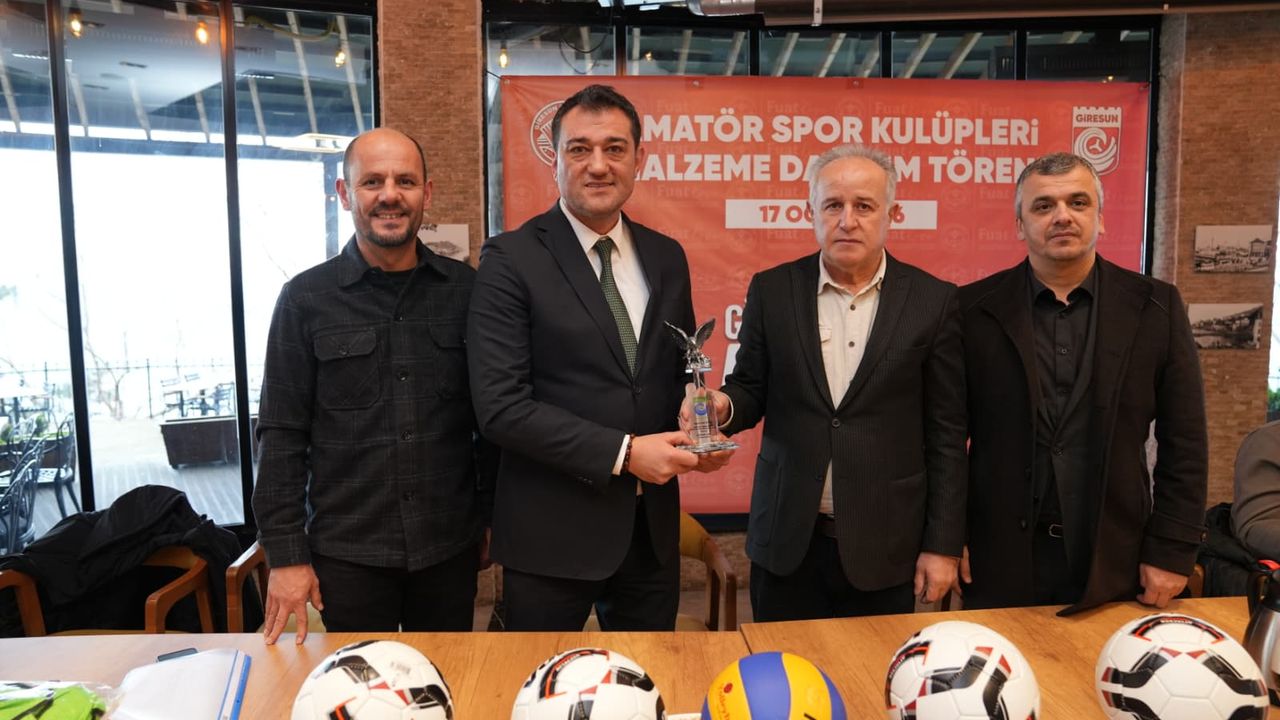 Giresun Belediyesi Amatör Spor Kulüplerine Malzeme ve Ulaşım Desteği Verdi