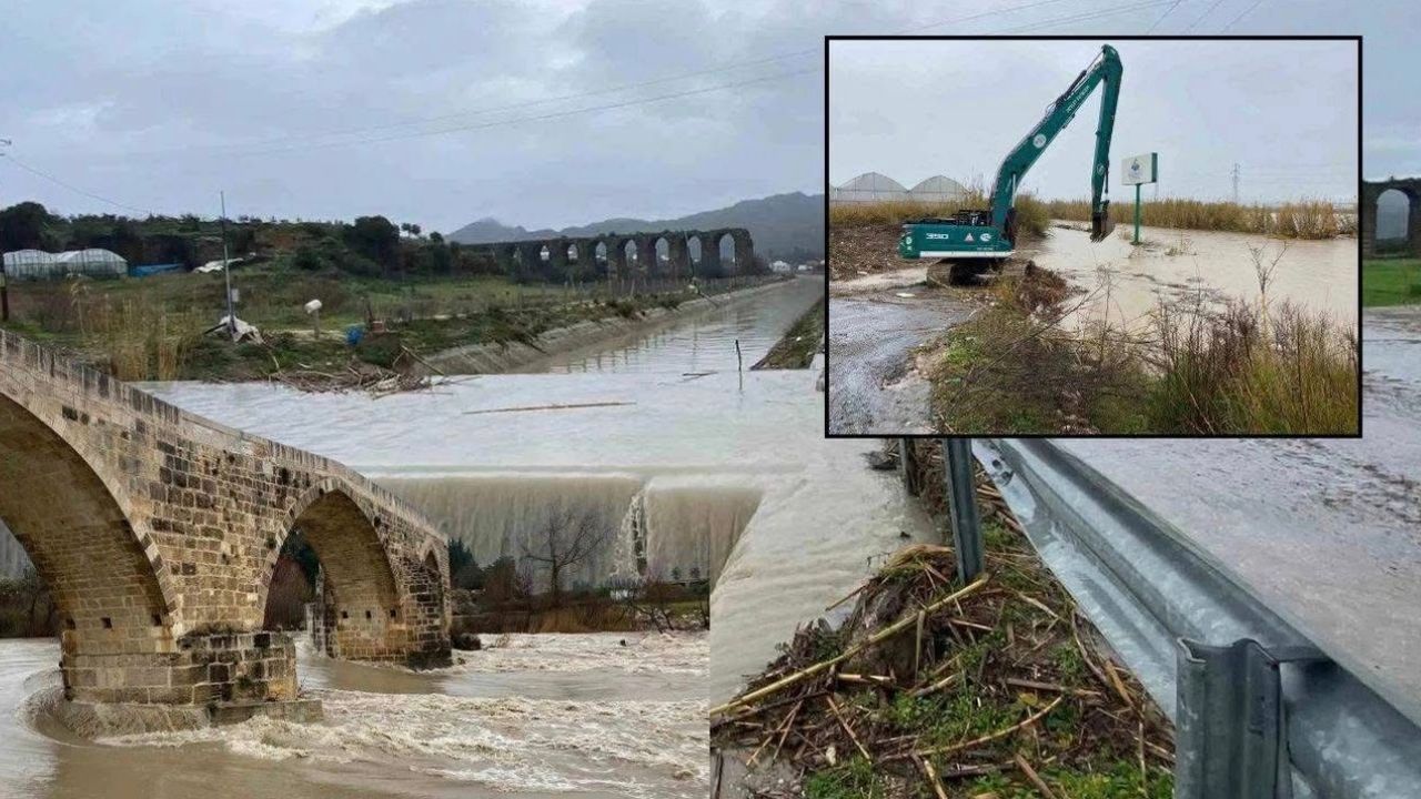 Antalya’da Köprüçayı Taştı: Tarım Arazileri ve Evler Sular Altında