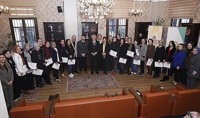 İlkadım Belediyesi’nden Kursiyerlere Mesleki Eğitim Sertifikaları