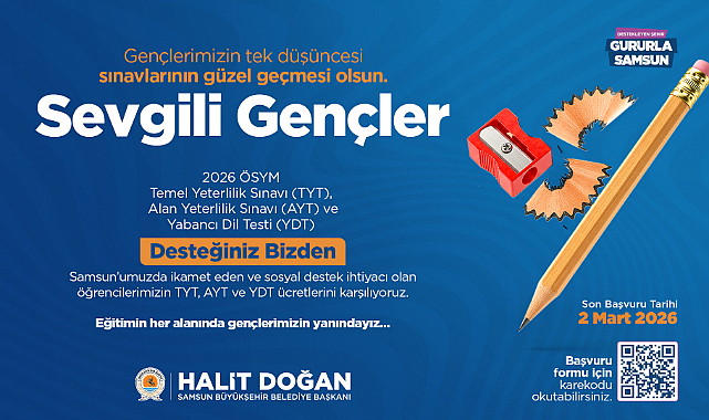 Samsun Belediyesi YKS Ücretlerini Karşılıyor: Başvurular 2 Mart’ta