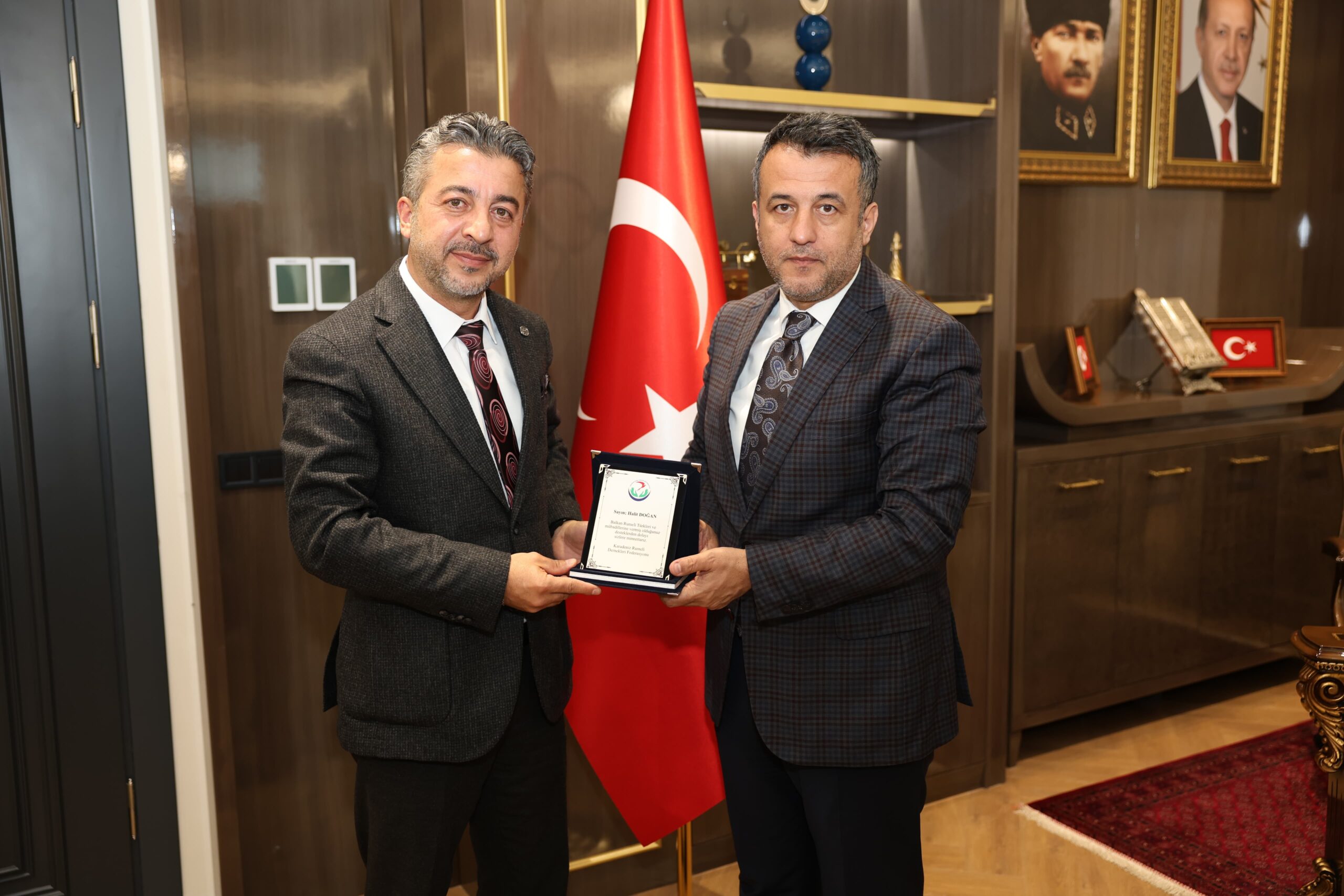 KARDEF Yönetimi Samsun Bşb Başkanı Halit DOĞAN’ı ziyaret etti