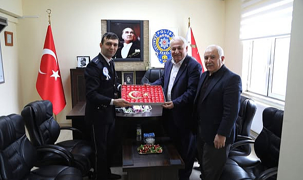 Kavak Belediye Başkanı Polis Haftası’nda Emniyeti Ziyaret Etti