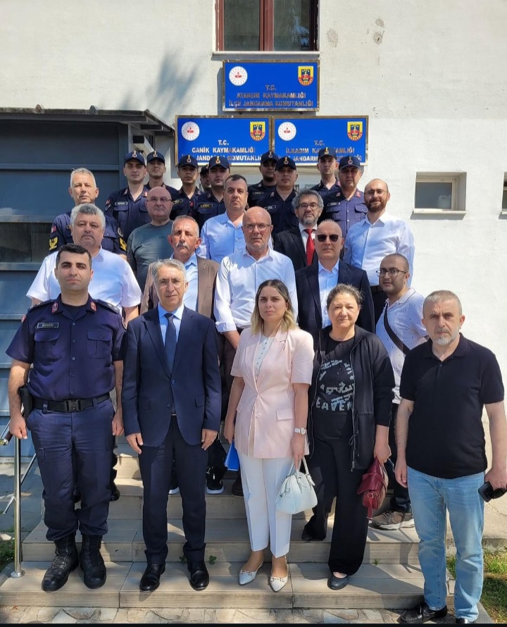 Samsun Canik Kaymakamı Başkanlığında İnsan Hakları komisyonundan önemli ziyaret