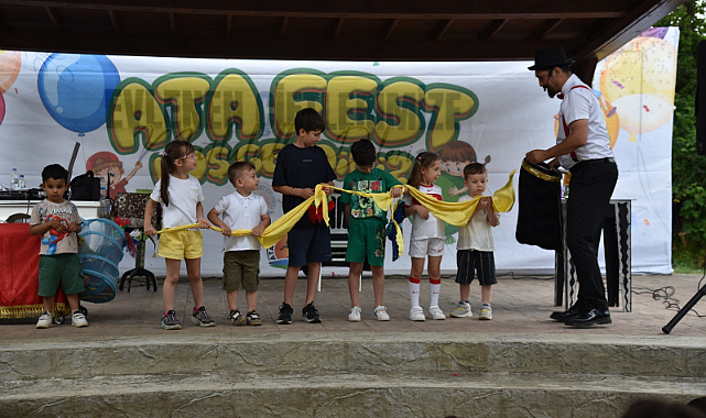 Ata Fest’te çocuklar bilim ve eğlenceyle dolu bir gün yaşadı