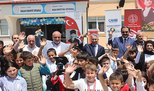 Canik Başkanı Sandıkçı öğrencilere bilim ve teknoloji dolu yaz tatili müjdeledi
