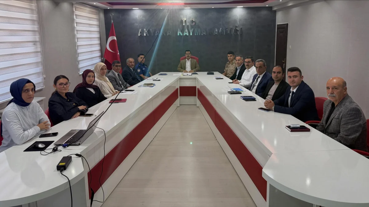 Kars Akyaka’da kamu hizmetleri koordinasyon toplantısı yapıldı