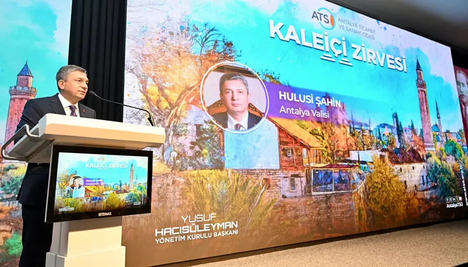 Vali Şahin: Kaleiçi’nin geleceği için araç sorununu çözmeliyiz
