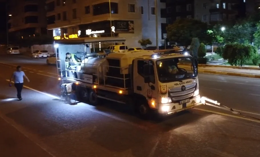 Şanlıurfa’da 6 ay trafik seferberliği: 45 bin metrekare yol çizimi