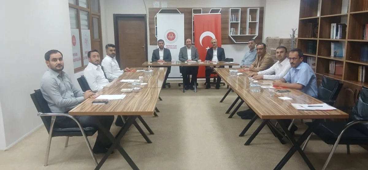 Ağrı müftüleri Patnos’ta Kur’an kurslarını değerlendirdi