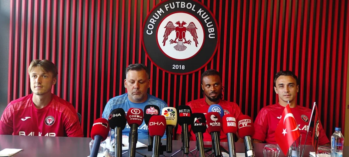Çorum FK’nın Süper Lig hedefi: Fredy ve Karlsbakk konuştu