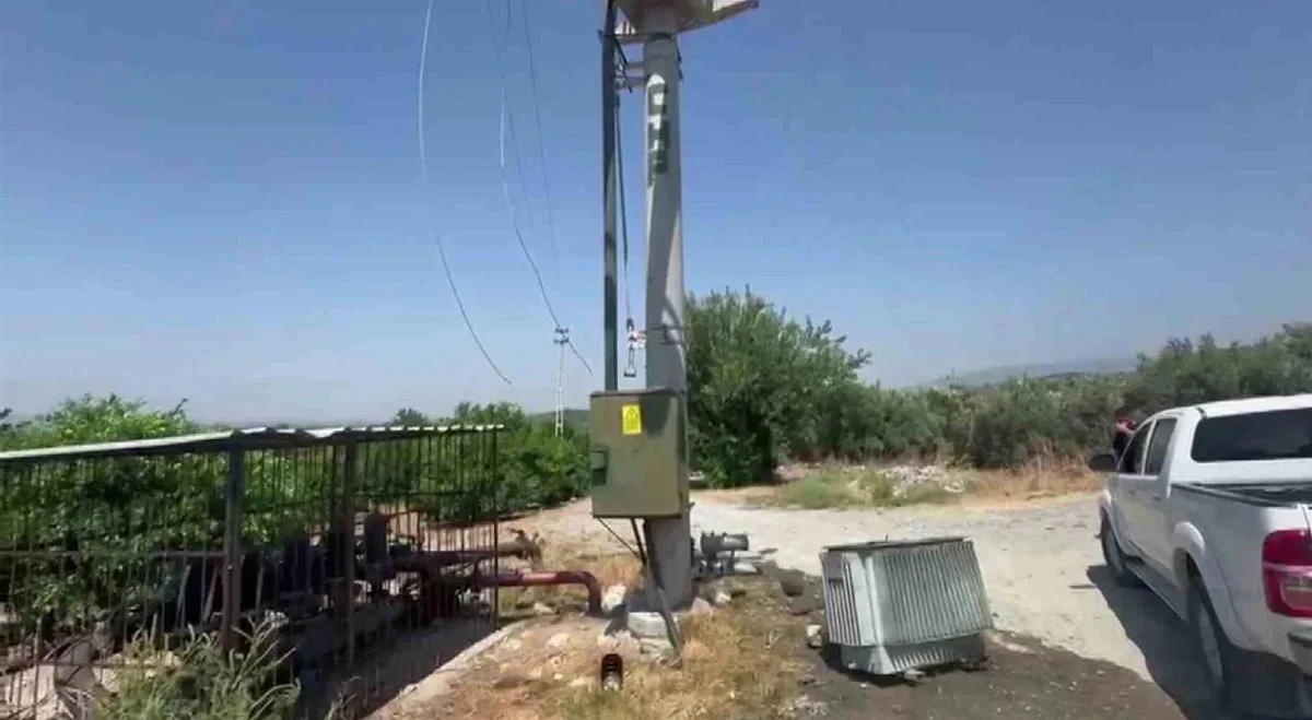 Hatay’da trafo hırsızlığı narenciye bahçelerini susuz bıraktı
