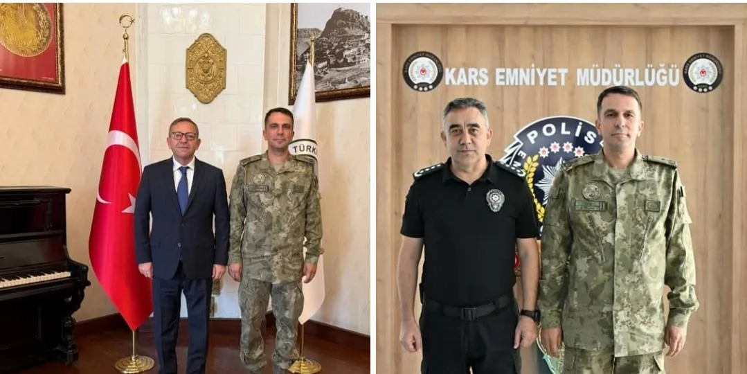 Tuğgeneral Türe, Kars’ta veda ziyaretleri gerçekleştirdi